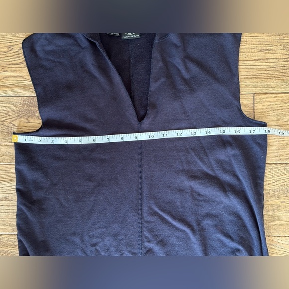 DKNY Jeans Sleeveless Hooded Midi Dress size Small - Picture 9 of 10